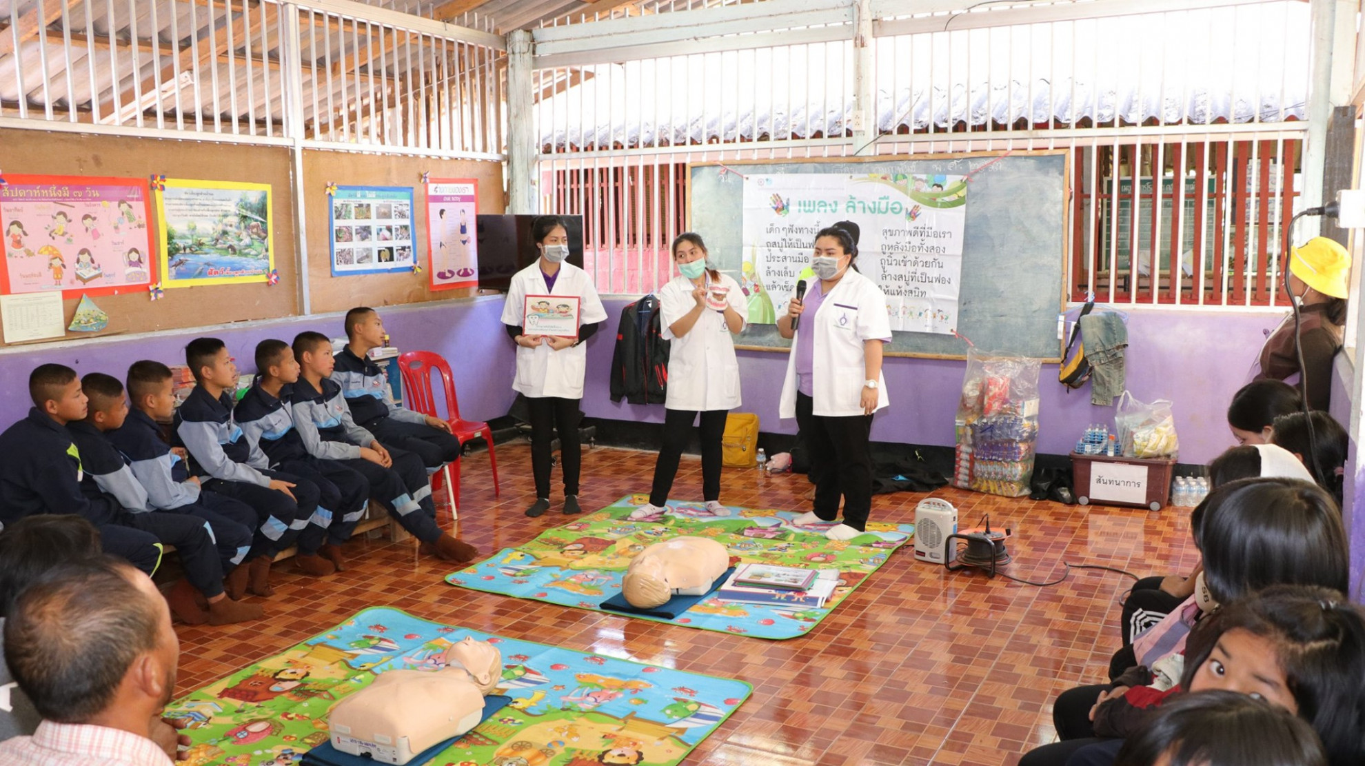 Health promotion and prevention class for children in rural areas