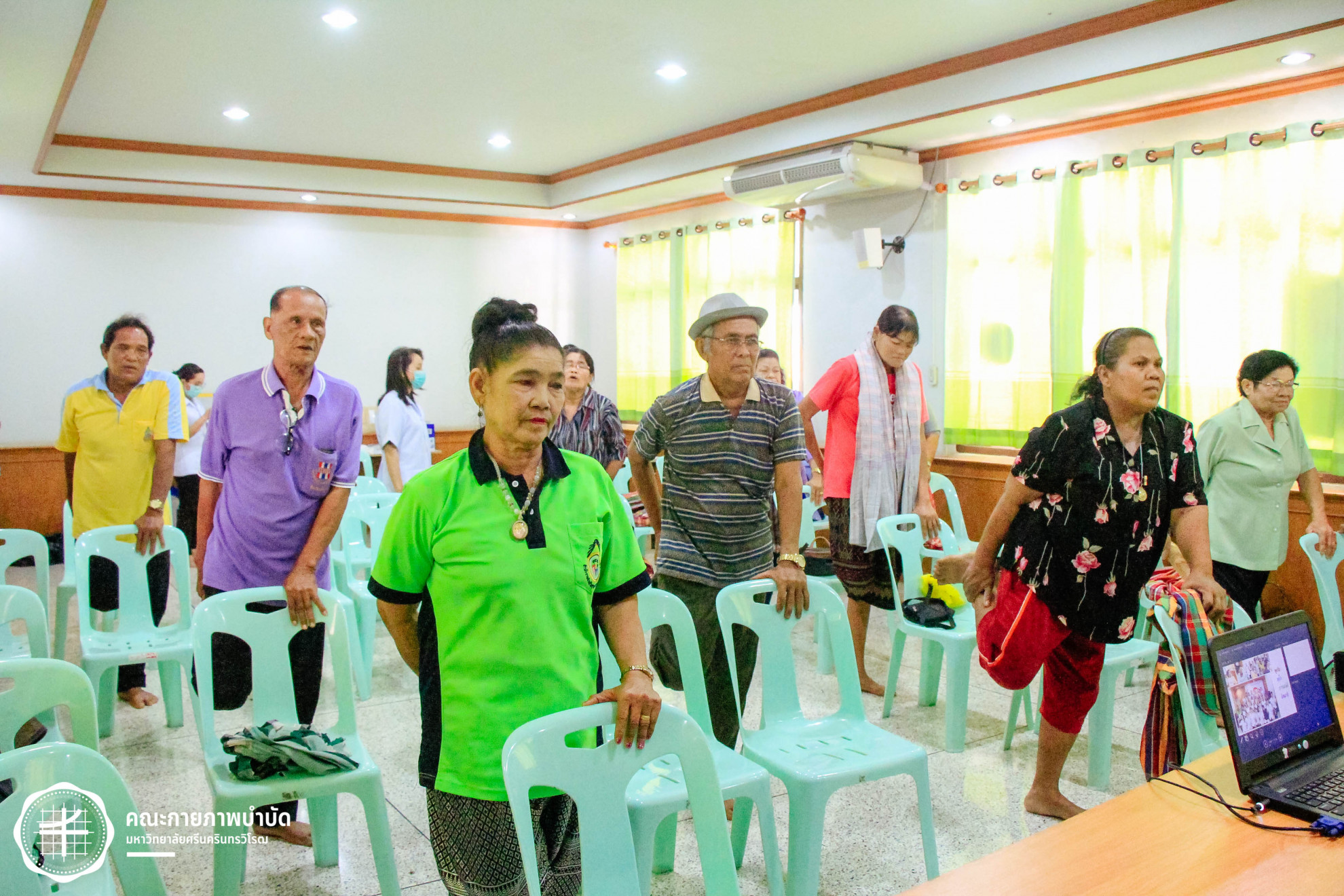 The geriatric training program was provided at Khamane-phangtai health promotion hospital, Pho Thaen subdistrict at Nakhon Nayok province.