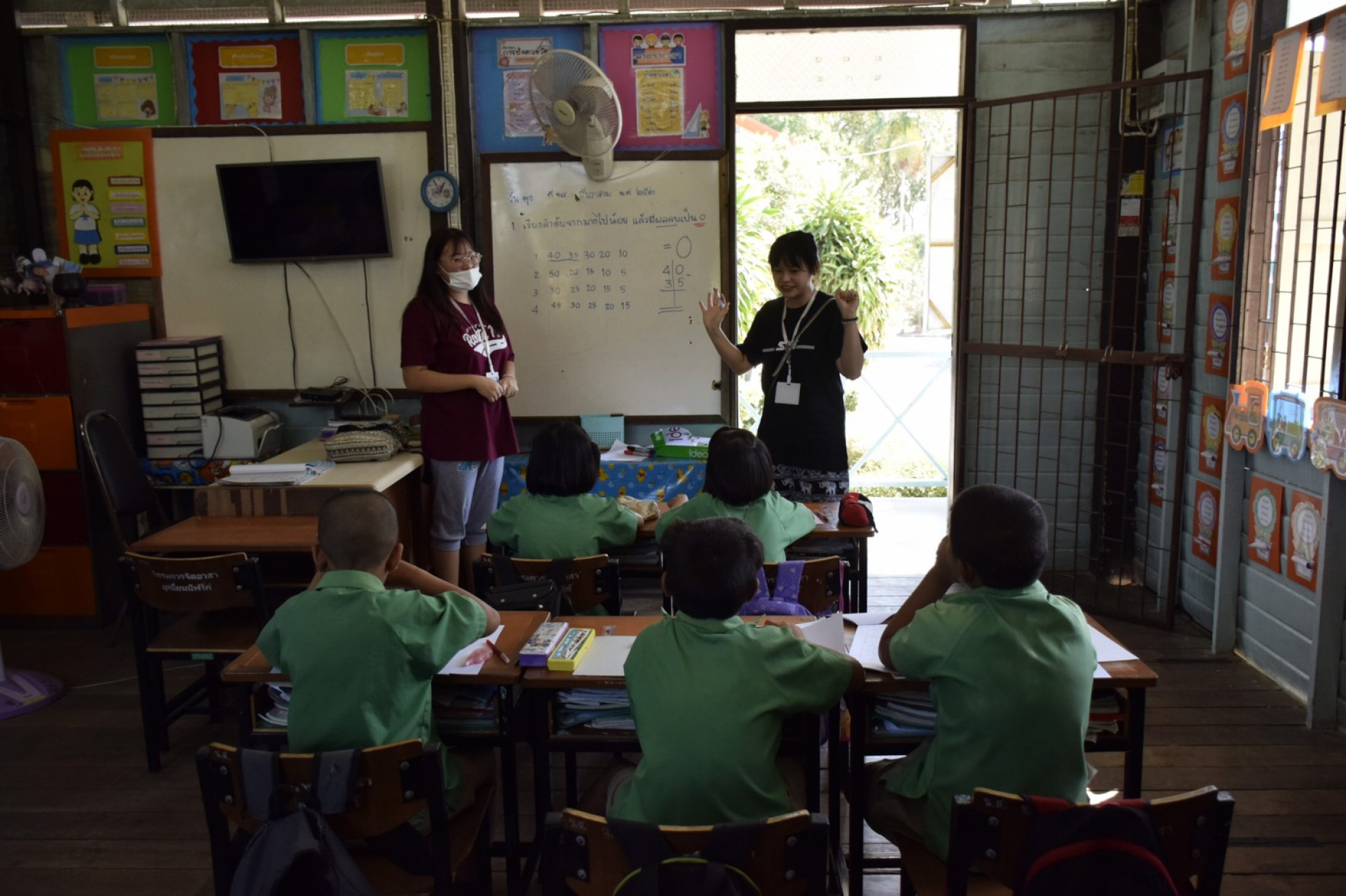 Teaching activities in the classroom