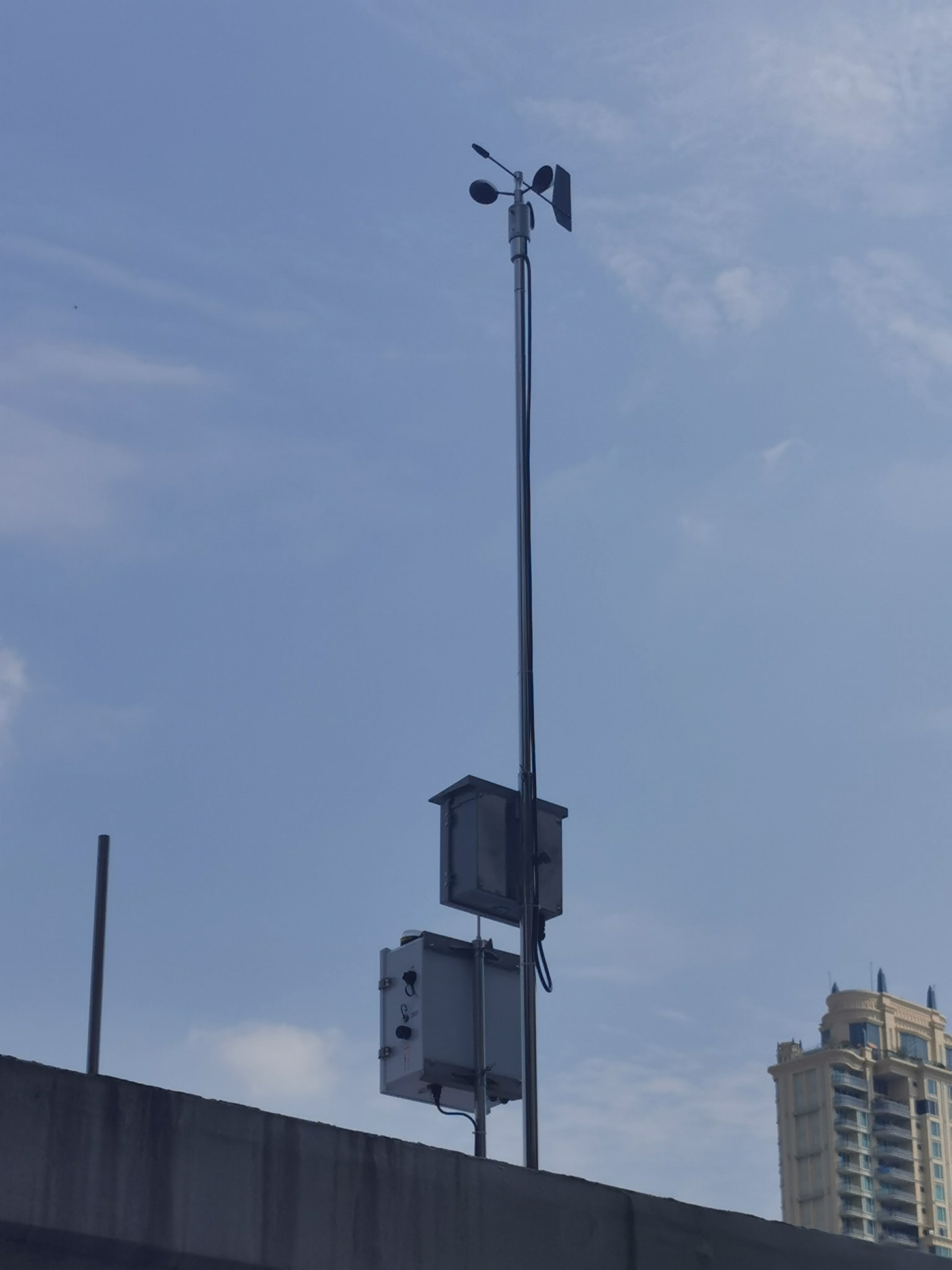 The Air Quality Station at SWU Prasanmitr campus