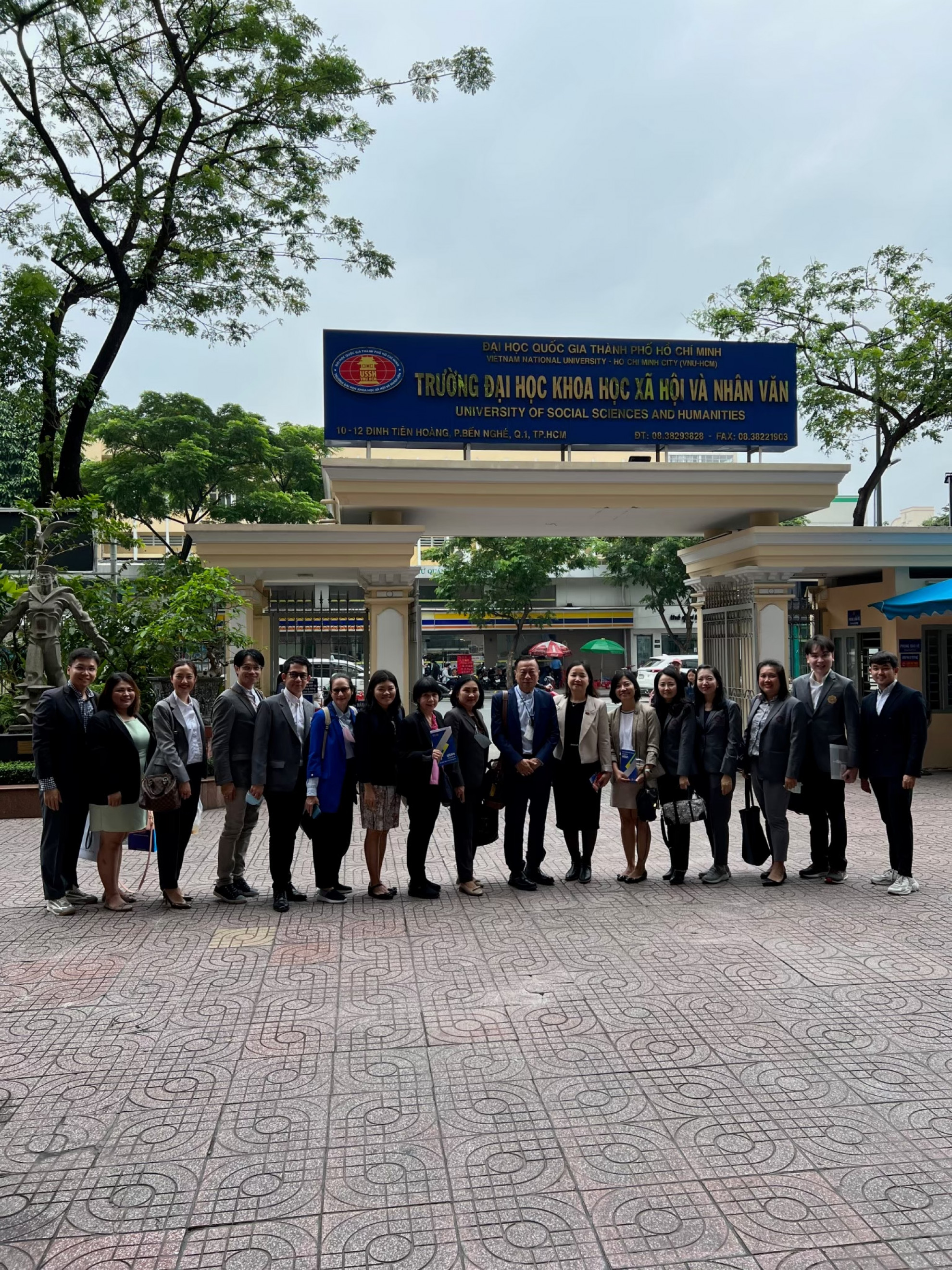visiting the universities in Vietnam.